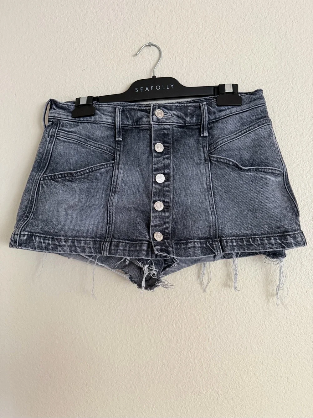 Mother the Breaker Mini Skort Shadow Dancing Black Size 29